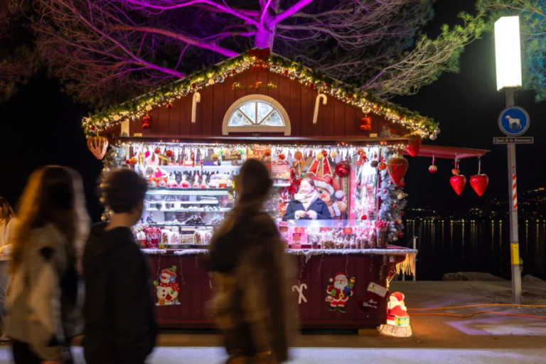 Plus d’un demi-million de personnes se rendent au marché de Noël de Montreux.